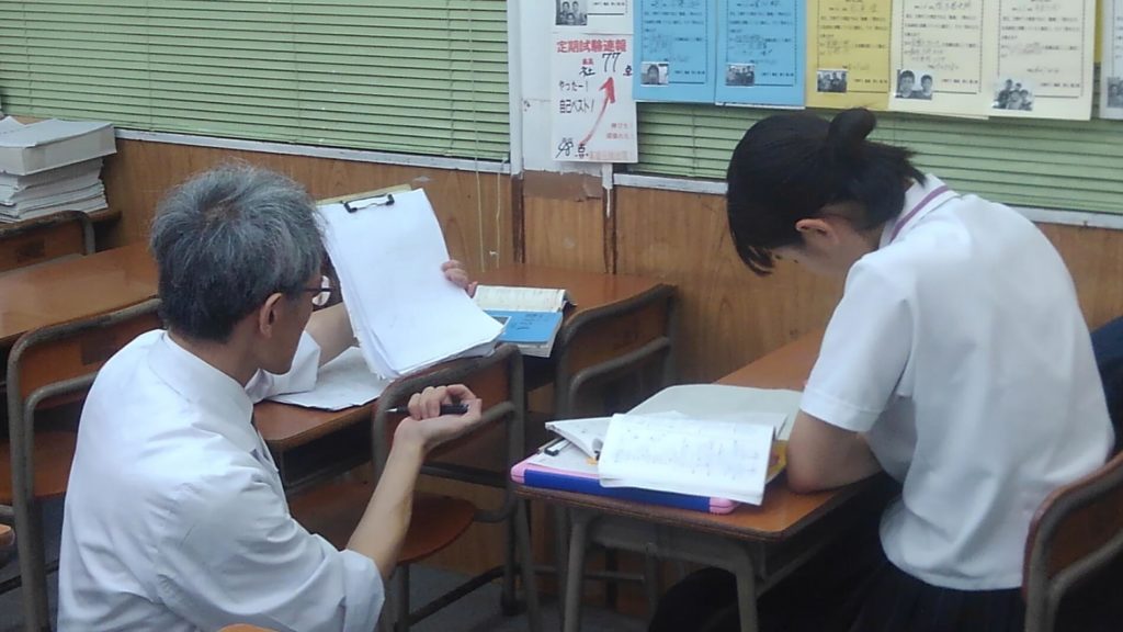 文理ゼミの指導風景