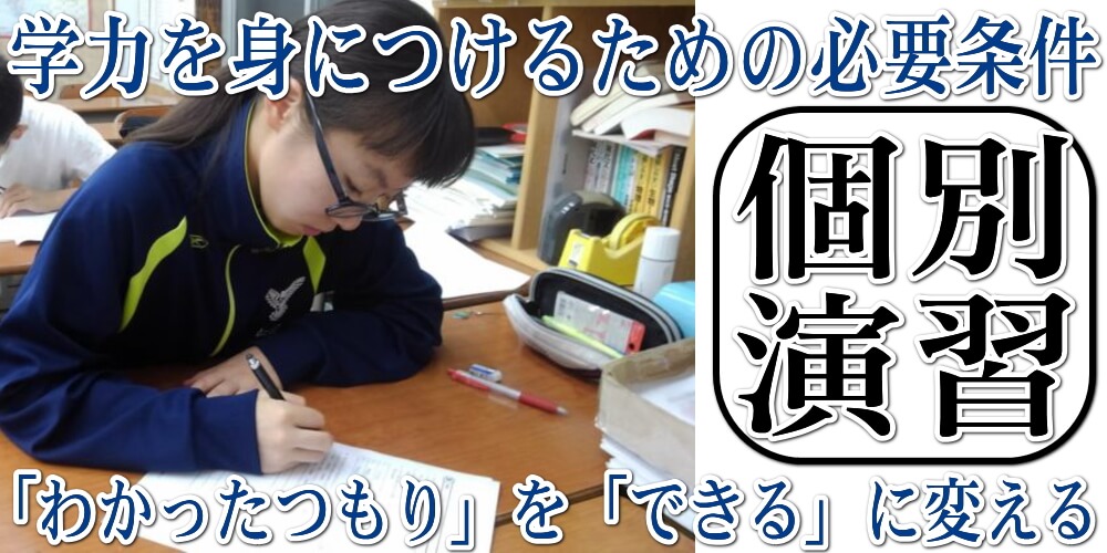 力をつける文理ゼミの個別演習